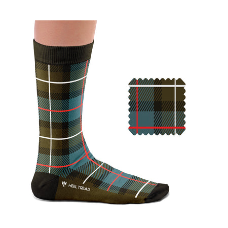 930 Olive-White Socks