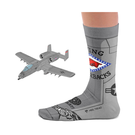 A-10 Thunderbolt II Flying Razorbacks Socks