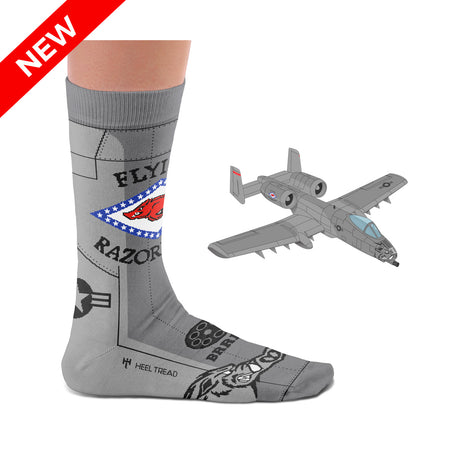 A-10 Thunderbolt II Flying Razorbacks Socks