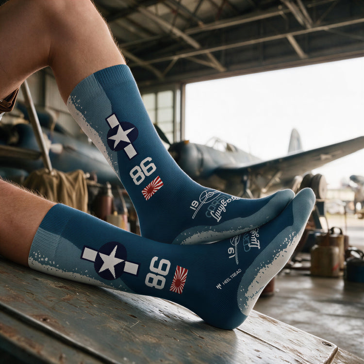 F4U-1 Corsair Lucybelle Socks