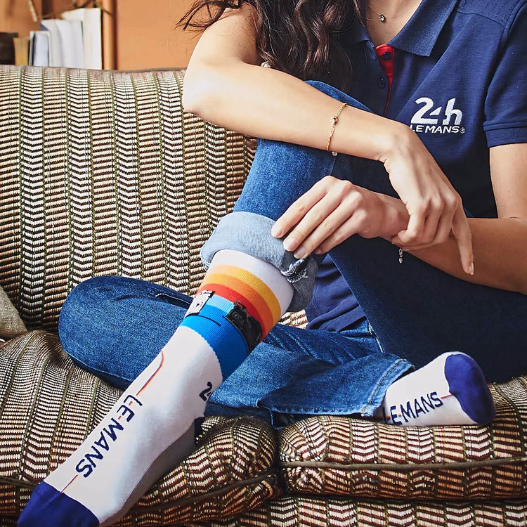 Lemans Retro Racer Socks
