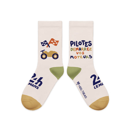 Le Mans Demarrez Vos Moteurs Kids Socks