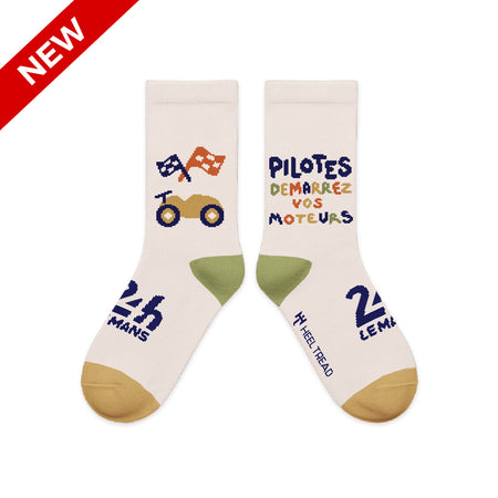 Le Mans Demarrez Vos Moteurs Kids Socks