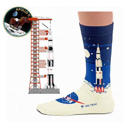 NASA Saturn V Socks