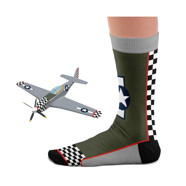 P51 Mustang Socks