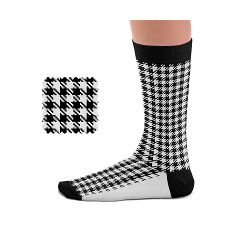 Pepita Black-White Socks