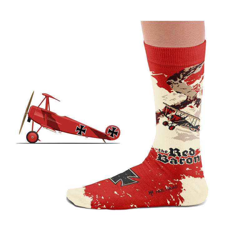 Red Baron Socks