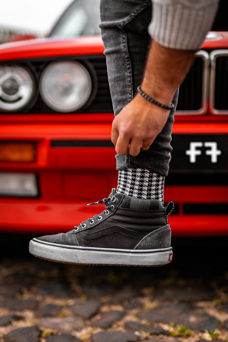 Pepita Black-White Socks