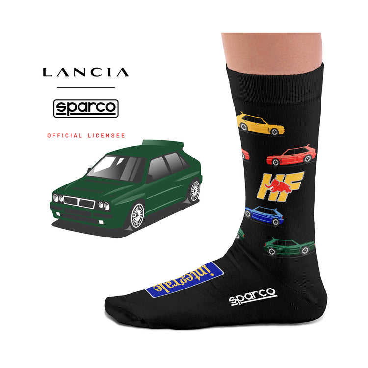 Lancia Delta HF Integrale Black Socks