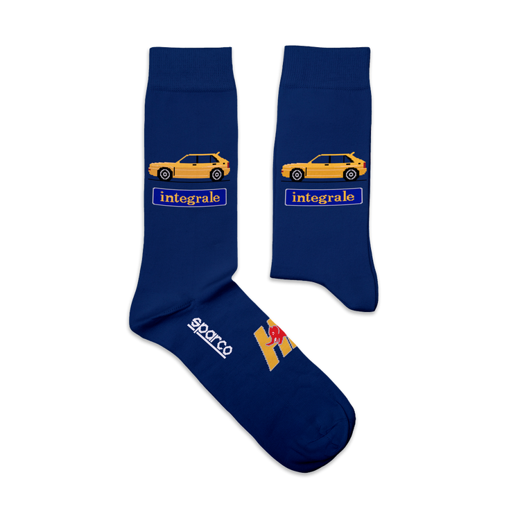 Lancia Delta Integrale Blue Yellow