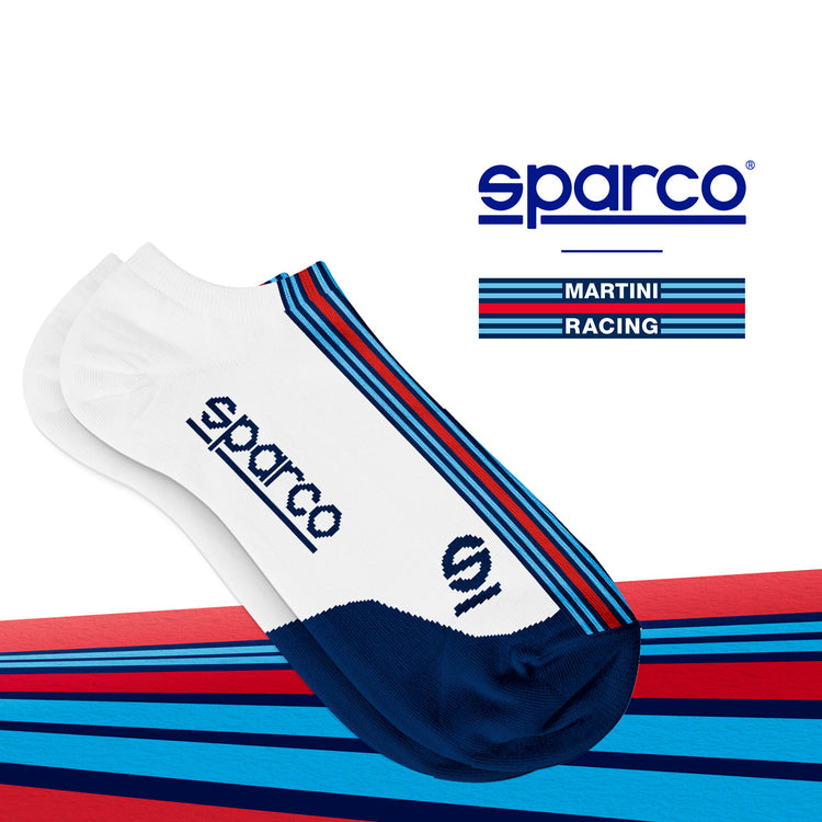 Sparco Martini White Low Socks