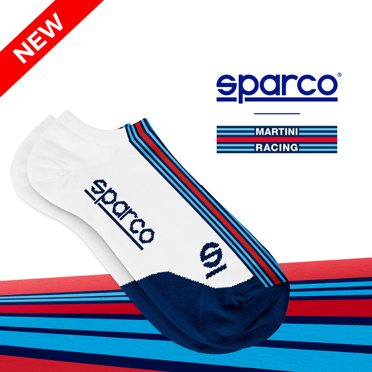 Sparco Martini White Low Socks