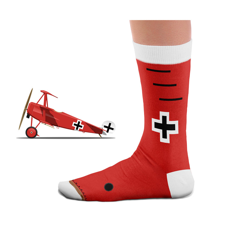 Red Baron Socks