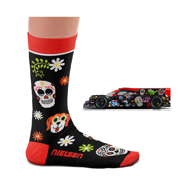 Nielsen Dia de Los Muertos Socks