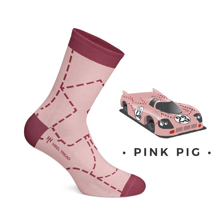 Pink Pig Socken
