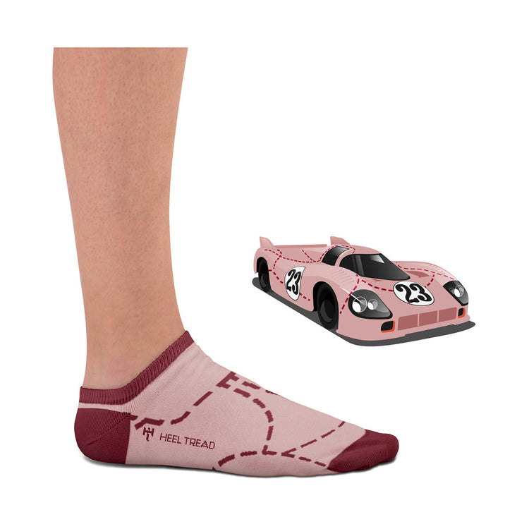 Pink Pig Low Socks