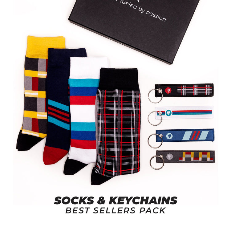 Socks & Keychains Best Sellers Pack